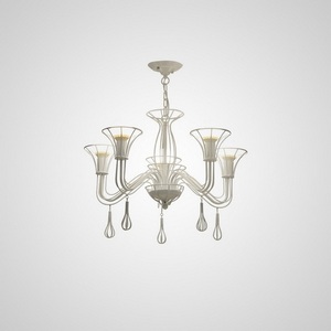 Изображение товара Подвесная люстра Cast 5 White ImperiumLoft Cast01 (101410-26) в виде свечи