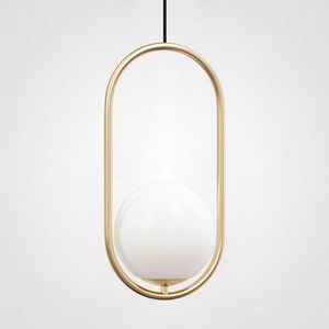 Изображение товара Подвесной светильник Matthew Mccormick Hoop 40 Gold Mila Pendant ImperiumLoft Hoop-B01 (109503-22) в форме шара