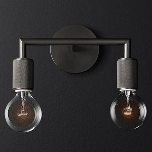 Изображение товара Бра Rh Utilitaire Double Sconce Black ImperiumLoft 44,555 (123263-22)