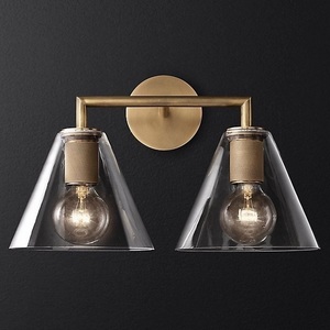 Изображение товара Бра Rh Utilitaire Funnel Shade Double Sconce Brass ImperiumLoft 44,545 (123267-22)