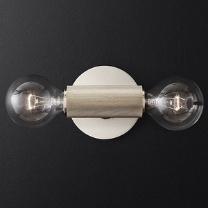 Изображение товара Бра Rh Utilitaire Inline Sconce Silver ImperiumLoft 44,559 (123280-22)