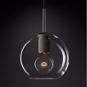 Изображение товара Подвесной светильник Rh Utilitaire Globe Pendant Black ImperiumLoft 40,2334 (123651-22) в форме шара