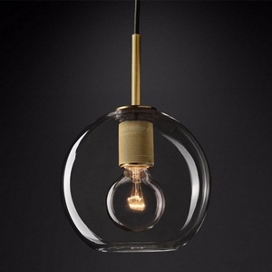 Изображение товара Подвесной светильник Rh Utilitaire Globe Pendant Brass ImperiumLoft 40,2333 (123652-22) в форме шара