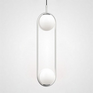 Изображение товара Подвесной светильник Hoop Duo Хром ImperiumLoft Hoop-Duo01 (140757-26) шарики
