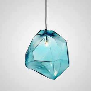 Изображение товара Подвесной светильник Color Ice Cube Pendant Jevio 1 Голубой ImperiumLoft Jevio01 (140781-26) в форме шара