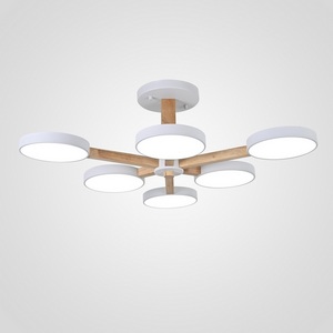 Изображение товара Потолочная люстра LED на штанге Turna L6 White By ImperiumLoft Turna-B01 (Умный дом, Алиса) 141108-26