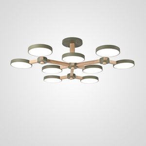 Изображение товара Потолочная люстра на штанге ImperiumLoft Turna-X01 Хаки (141111-26)