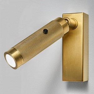 Изображение товара Спот настенный Chelsom Wall Led Knurl Brass Imperiumloft 44,603 (144237-22)