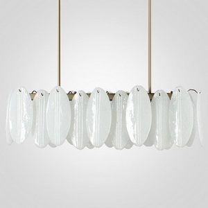 Изображение товара Потолочная светодиодная люстра Angel Style Italian Murano Glass Rectangle L80 ImperiumLoft 40,252 (144339-22)