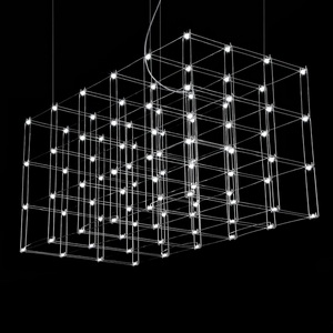 Изображение товара Подвесная люстра Quasar Cosmos Square LED pendant light ImperiumLoft 40,244 (144369-22)