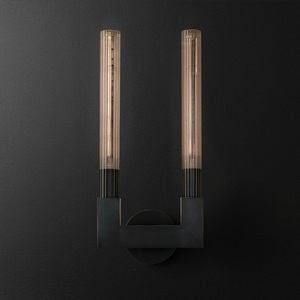 Изображение товара Бра Rh Cannelle Wall Lamp Double Sconces Black ImperiumLoft 44,761 (147874-22)