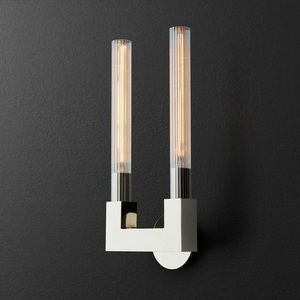 Изображение товара Бра Rh Cannelle Wall Lamp Double Sconces Chrome ImperiumLoft 44,759 (147875-22)