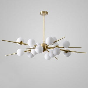 Изображение товара Потолочная люстра Cherry Bomb 16 Balls Gold ImperiumLoft 40.2724-0 (148018-22) в форме шара