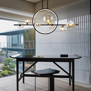 Изображение товара Подвесной светильник Iona L Halo 7 Black By ImperiumLoft Iona-L-Halo01 167515-26