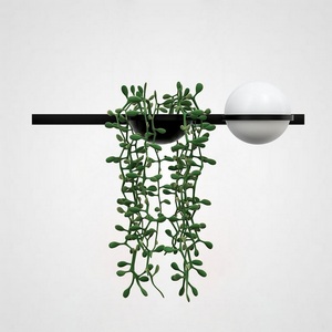 Изображение товара Бра Palma Wall Lamp 1 Шар + 1 Вазон Горизонтальная ImperiumLoft 22,93726 (168494-22) с подвесками