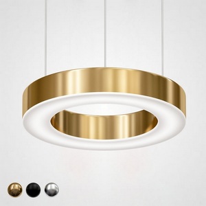 Изображение товара Подвесной светильник LED (люстра) Light Ring Horizontal D30 Золото ImperiumLoft 40,1454 (177931-22) кольцо