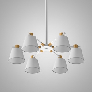 Изображение товара Потолочная люстра на штанге Natura A White 6 ImperiumLoft Naturaaw01 (177987-26)