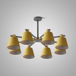 Изображение товара Потолочная люстра на штанге Natura A Yellow 8 ImperiumLoft Naturaay01 (177990-26)