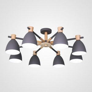 Изображение товара Потолочная LED люстра Folke 8 Gray ImperiumLoft Folke01 (178024-26)