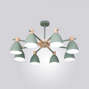 Изображение товара Потолочная LED люстра Folke 8 Green ImperiumLoft Folke01 (178027-26)