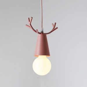 Изображение товара Подвесной светильник для детской рога One розовый ImperiumLoft Deer-One01 (178109-26)