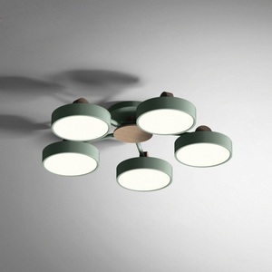 Изображение товара Люстра потолочная с пультом на 5 лампочек с ПДУ Move 5 Green Imperiumloft Move_01 (178250-26)