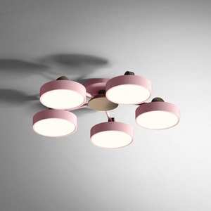 Изображение товара Потолочная LED люстра с ПДУ Move 5 Pink Imperiumloft Move_01 (178251-26)