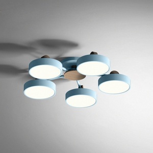 Изображение товара Потолочная LED люстра с ПДУ Move 5 Blue Imperiumloft Move_01 (178252-26)