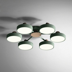 Изображение товара Потолочная LED люстра с ПДУ Move 6 Green Imperiumloft Move_01 (178254-26)