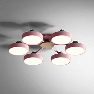 Изображение товара Потолочная LED люстра с ПДУ Move 6 Pink Imperiumloft Move_01 (178255-26)