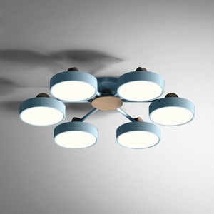 Изображение товара Потолочная LED люстра с ПДУ Move 6 Blue Imperiumloft Move_01 (178256-26)