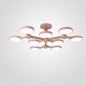 Изображение товара Потолочная люстра на штанге LED TURNA Розовый ImperiumLoft Turna-X01 (178303-26, Умный дом, WiFi, голосовое управление)