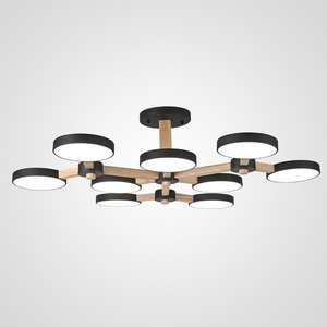 Изображение товара Потолочная люстра на штанге LED TURNA Черный ImperiumLoft Turna-X01 (178306-26, Умный дом, WiFi, голосовое управление)