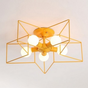 Изображение товара Потолочная люстра детская на штанге Asteri Yellow Imperiumloft Asteri01 (178358-26)