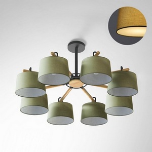 Изображение товара Потолочная люстра на штанге Even 8 Green ImperiumLoft Even01 (178370-26)