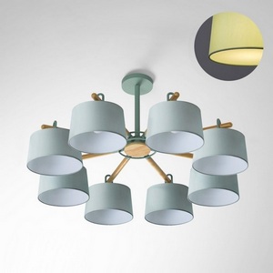 Изображение товара Потолочная люстра на штанге Even 8 Olive ImperiumLoft Even01 (178372-26)