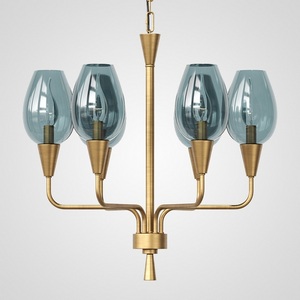 Изображение товара Подвесная дизайнерская люстра Viola 6 синий ImperiumLoft Viola01 (179881-26)