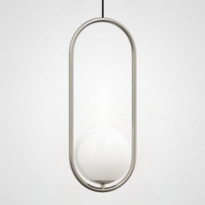 Изображение товара Подвесной светильник Matthew Mccormick Hoop 50 Silver Mila Pendant ImperiumLoft Hoop-B01 (179967-22) в форме шара