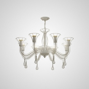 Изображение товара Подвесная люстра Cast 8 White ImperiumLoft Cast01 (181893-26) в виде свечи