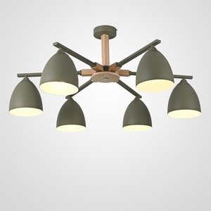 Изображение товара Потолочная люстра на штанге NOA 6 Olive ImperiumLoft Noa01 (183463-26)