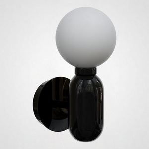 Изображение товара Бра подвесные диаметром 15 см Parachilna Aballs Black D15 By ImperiumLoft 44,391 184494-22 в форме шара