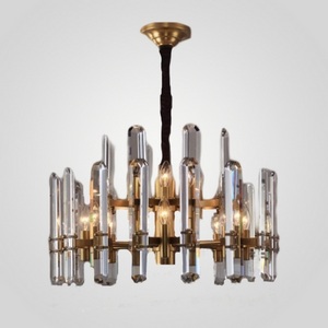 Изображение товара Подвесная люстра хрусталь Rh Bonnington Chandelier Natural Brass D660 ImperiumLoft 40,2056 (186179-22)