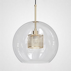 Изображение товара Подвесной светильник Catch Brass D30 ImperiumLoft Catch01 (186707-26) в форме шара