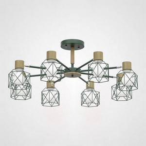 Изображение товара Потолочная люстра Corf B3 Green 8 Lamps ImperiumLoft Corf-B01 (189485-26)