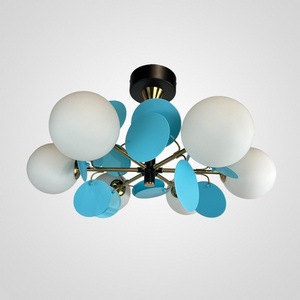 Изображение товара Люстра на штанге Matisse Blue D55 ImperiumLoft Matisse-Blue01 (191900-26) в форме шара