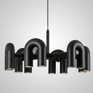 Изображение товара Люстра led подвесная с черным плафоном Fanny 12 Black ImperiumLoft Fanny01 (192008-23)