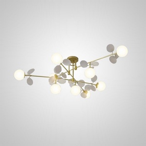 Изображение товара Потолочная люстра Matisse B D120 Gold White ImperiumLoft Matisse-B (194951-23) в форме шара