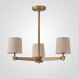 Изображение товара Потолочная люстра на штанге Jorgenson D70 Beige/Light Wood By ImperiumLoft Stavra01 203577-26