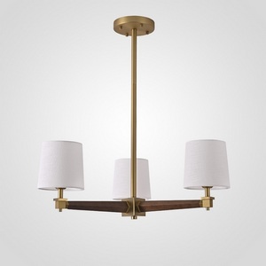 Изображение товара Потолочная люстра на штанге Jorgenson D70 White/Dark Wood By ImperiumLoft Stavra01 203579-26