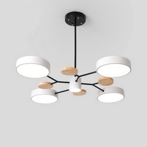 Изображение товара Люстра потолочная светодиодная с 5 лампочками на штанге Meade 5 Lamps White ImperiumLoft Meade-01 (207858-26)